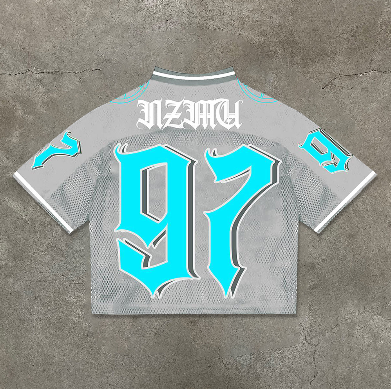 NO.97 RUGBY PRINT MESH JERSEY