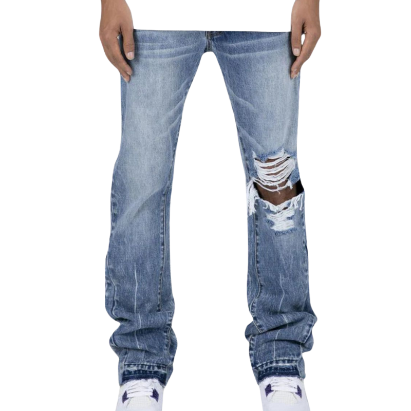 JEANS WITH FLARE DESIGN