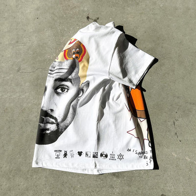 KANYE PRINT SHORT SLEEVE T-SHIRT