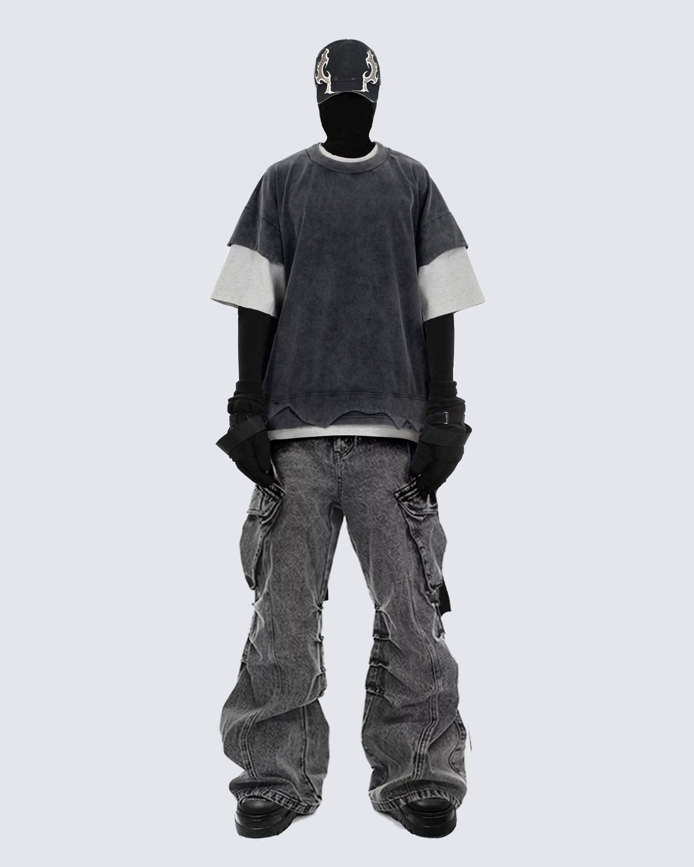 STACKABLE MULTI-POCKET CARGO PANTS - Damstreetwear