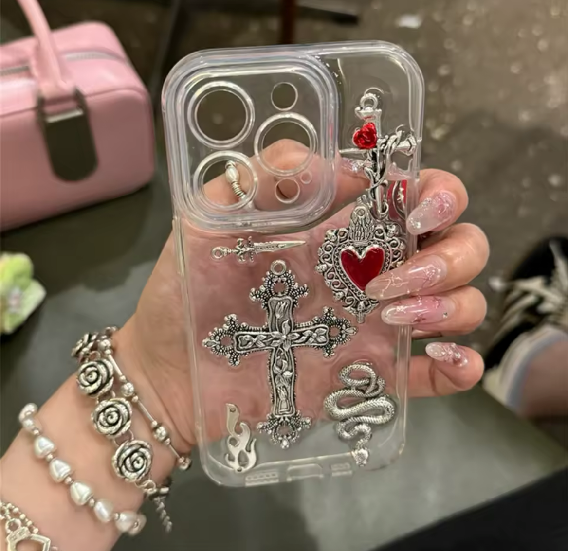 COTHIC CROSS CASE - Damstreetwear