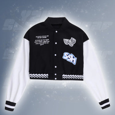 Cropped varsity jacket - Damstreetwear