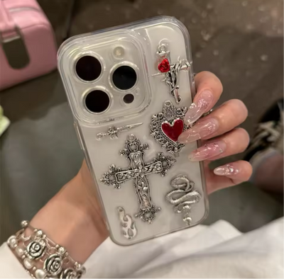 COTHIC CROSS CASE - Damstreetwear