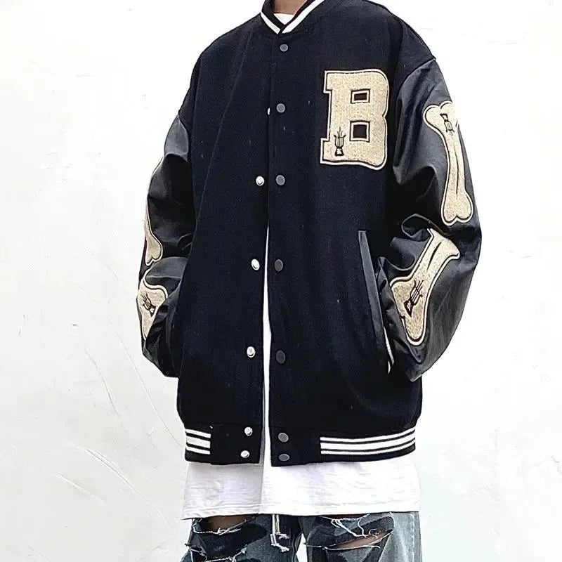 Varsity jacket vert - Damstreetwear