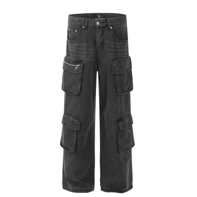 BAGGY CARGO JEANS POCKETS