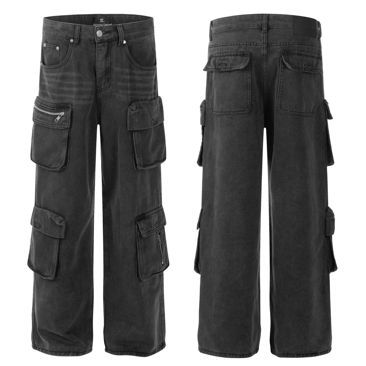 BAGGY CARGO JEANS POCKETS - Damstreetwear