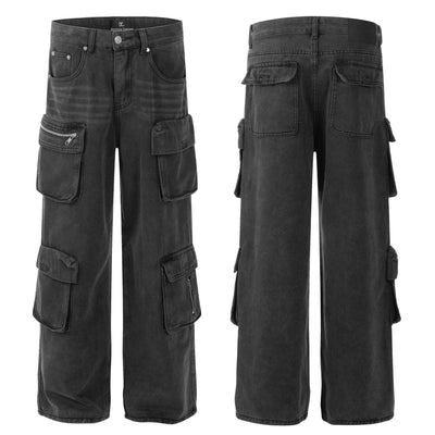 BAGGY CARGO JEANS POCKETS