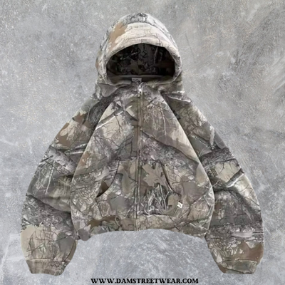 CAMO HOODIE - Damstreetwear