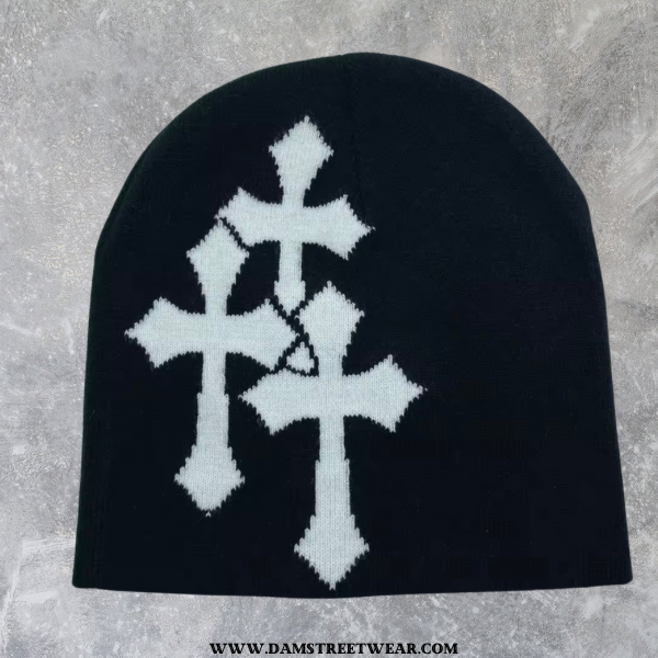 CRUCIFIX BEANIE - Damstreetwear