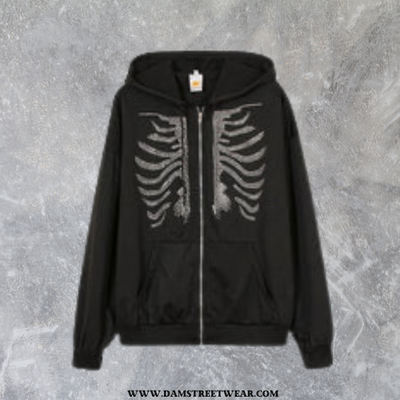 SWEAT SKELETON STRASS