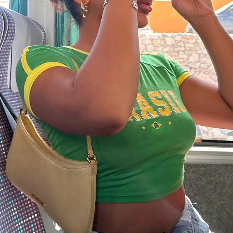 BRAZIL CROP TOP