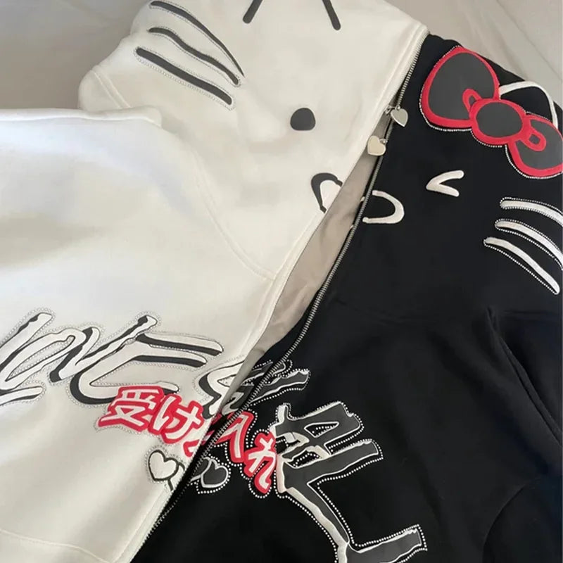 Hello Kitty Full Zip - Damstreetwear