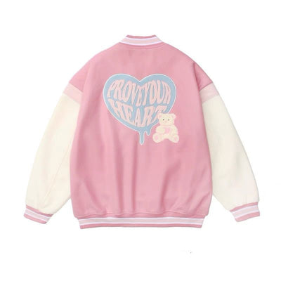 Varsity jacket rose - Damstreetwear