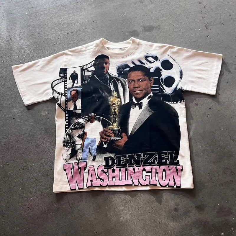 T Shirt Denzel Washington - Damstreetwear