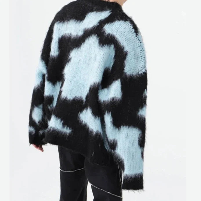 Fluffy knit sweater - Damstreetwear