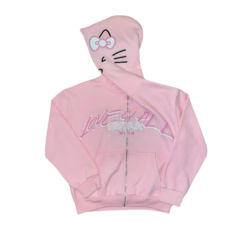 Hello Kitty Full Zip - Damstreetwear