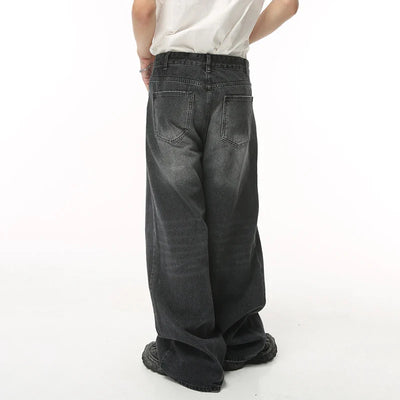 BAGGY WASHED JEANS - Damstreetwear