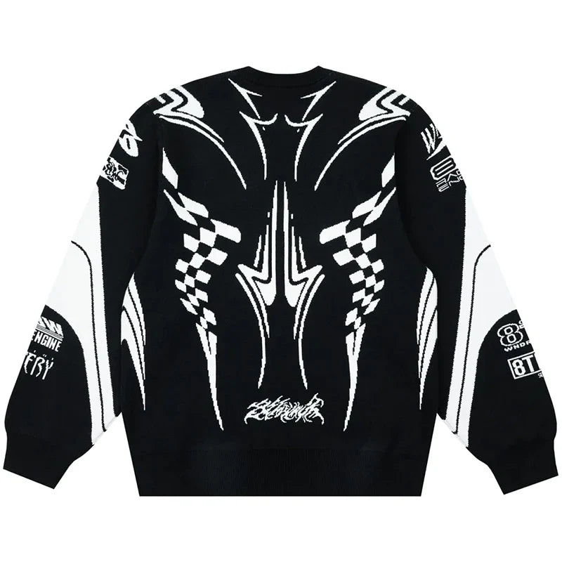 TRIBAL KNITTED SWEATER - Damstreetwear