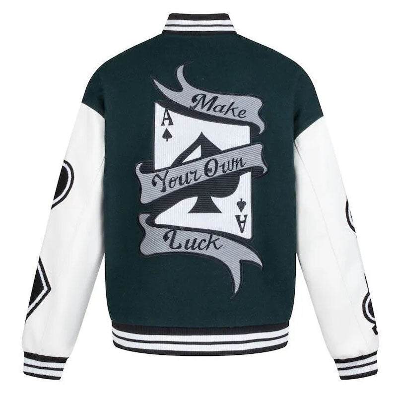 Green varsity jacket - Damstreetwear