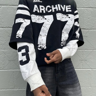 ARCHIVE LAYERED TEE - Damstreetwear