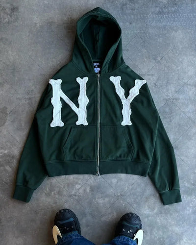 NY ZIP UP HOODIE