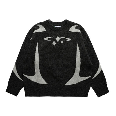 STARS KNITTED SWEATER - Damstreetwear