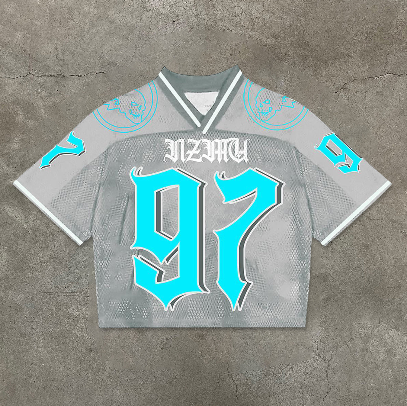 NO.97 RUGBY PRINT MESH JERSEY