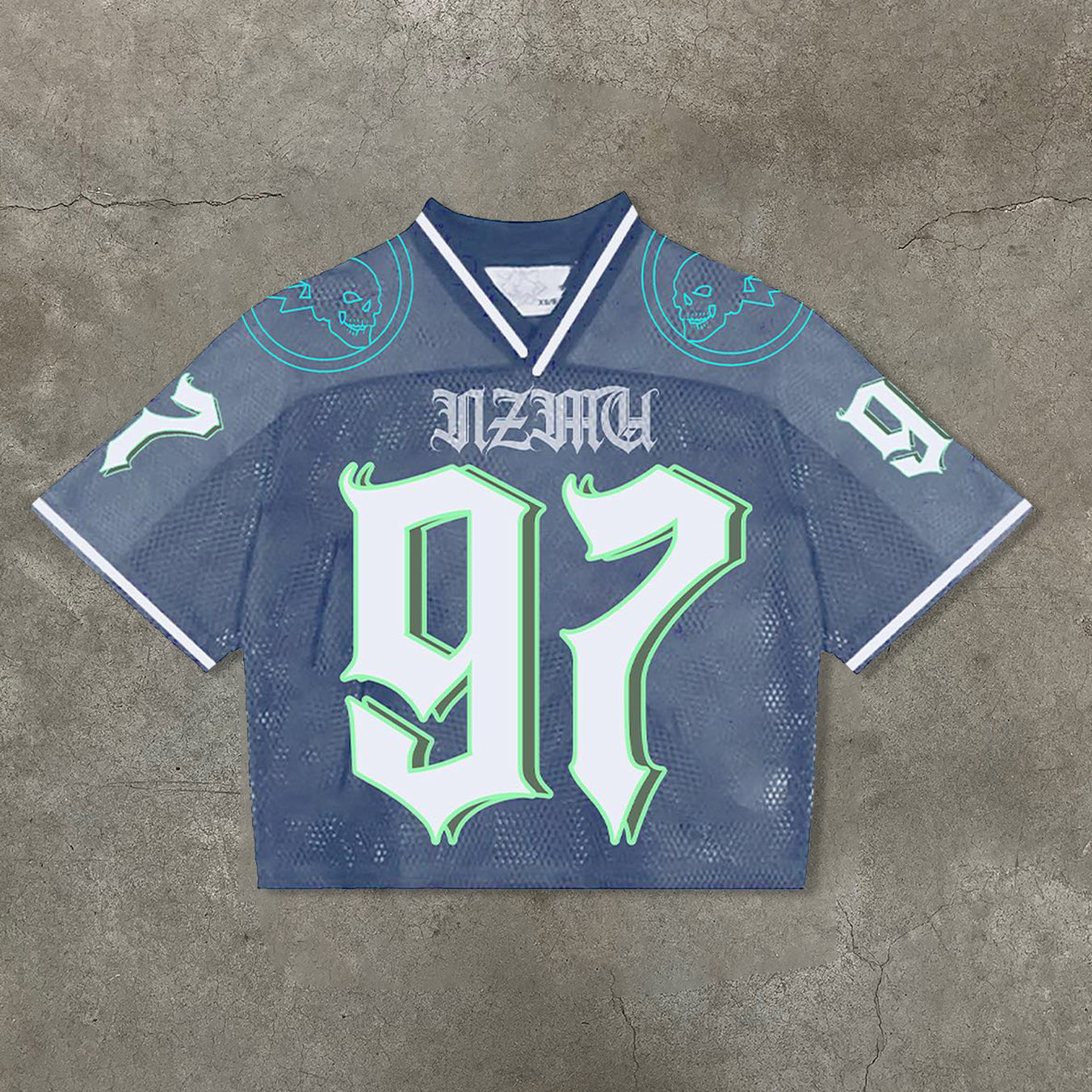 NO.97 RUGBY PRINT MESH JERSEY