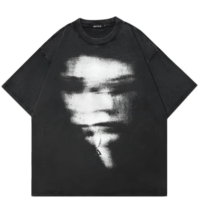 DISTORTED GRAPHIC TEE