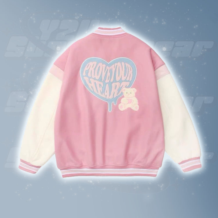 Varsity jacket rose - Damstreetwear